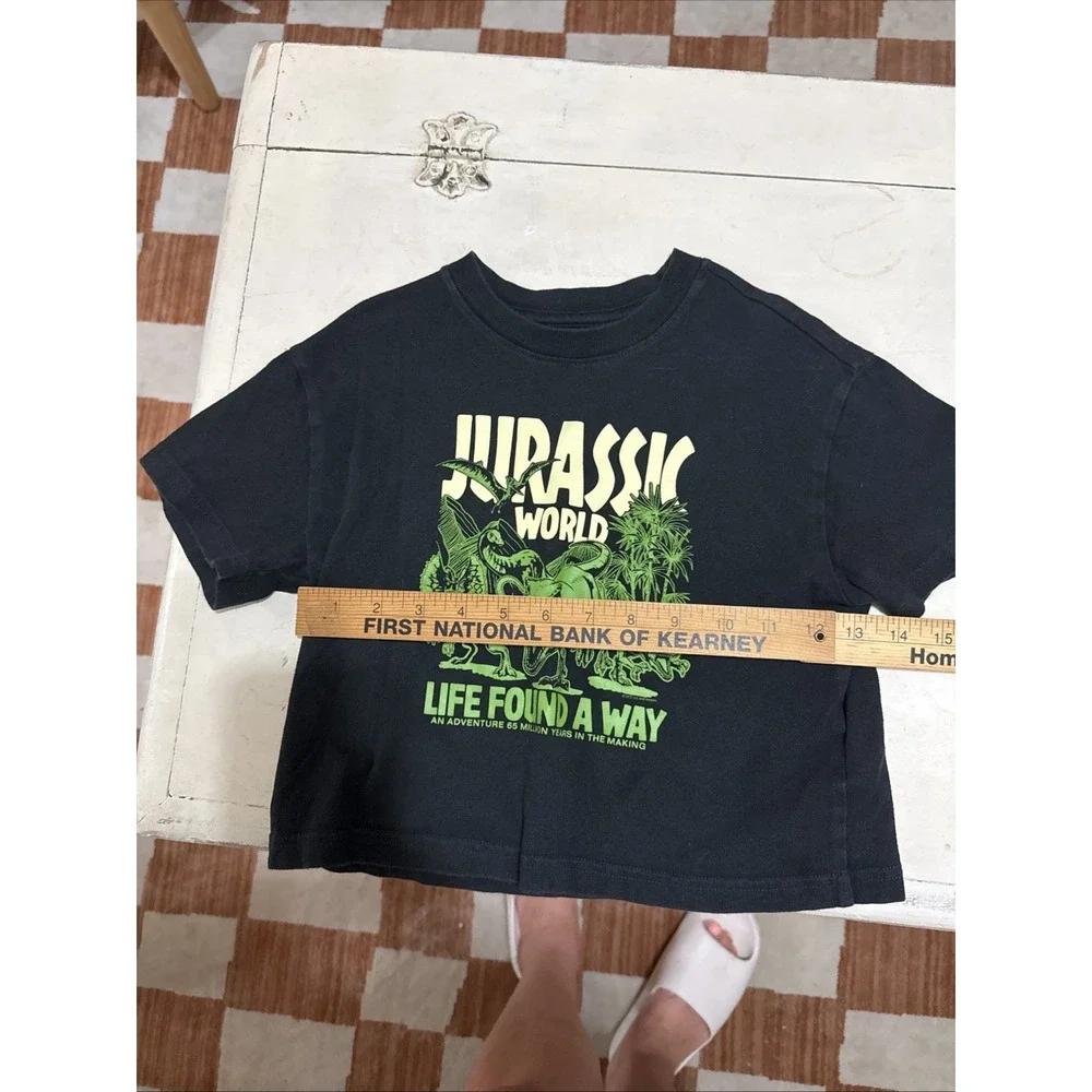 Baby Gap Jurassic World Kids 4 Years SS T-Shirt Black 🦕life Finds A Way